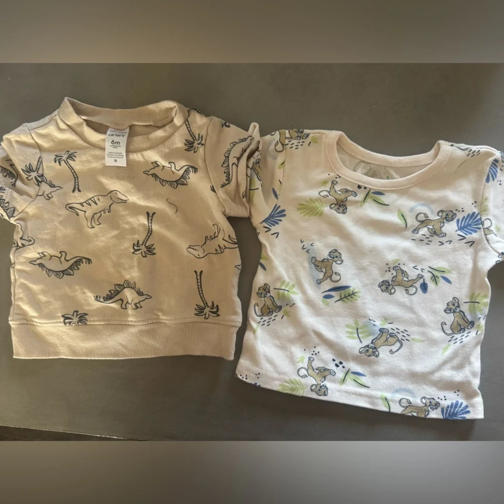 baby Boys size 3-6 months shirts Carter’s Disney Lion King